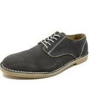 The Men's Store at Bloomingdales Crepe Plain Toe Gray Dress Shoes size 11.5 NEW